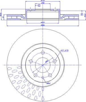 CAR 142.187 - Гальмівний диск autozip.com.ua