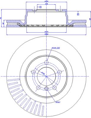 CAR 142.1397 - Гальмівний диск autozip.com.ua