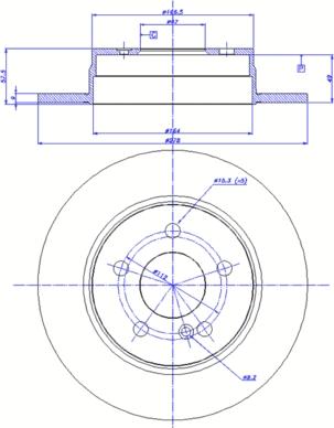 CAR 142.1362 - Гальмівний диск autozip.com.ua