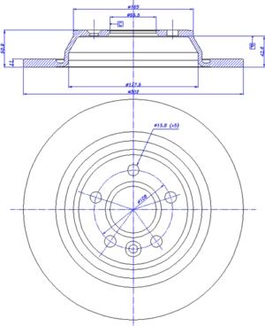 CAR 142.1367 - Гальмівний диск autozip.com.ua