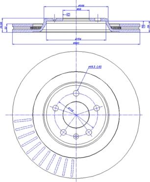 CAR 142.1310 - Гальмівний диск autozip.com.ua