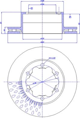 CAR 142.1331 - Гальмівний диск autozip.com.ua