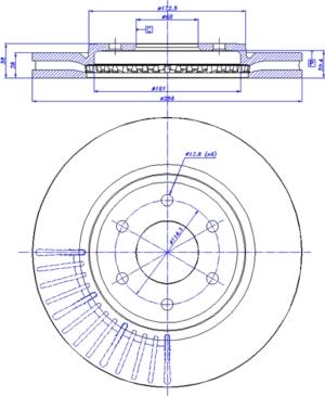 CAR 142.1322 - Гальмівний диск autozip.com.ua