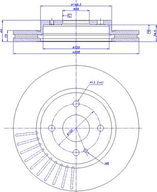 CAR 142.1377 - Гальмівний диск autozip.com.ua