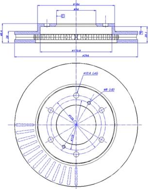 CAR 142.1295 - Гальмівний диск autozip.com.ua