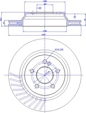 CAR 142.1244 - Гальмівний диск autozip.com.ua