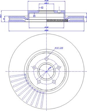 CAR 142.1259 - Гальмівний диск autozip.com.ua