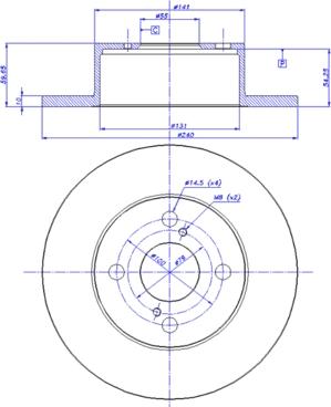 CAR 142.1258 - Гальмівний диск autozip.com.ua