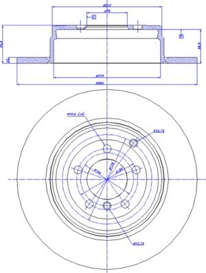 CAR 142.1264 - Гальмівний диск autozip.com.ua