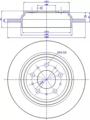 CAR 142.1260 - Гальмівний диск autozip.com.ua