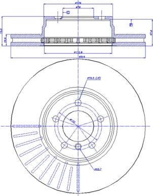 CAR 142.1263 - Гальмівний диск autozip.com.ua