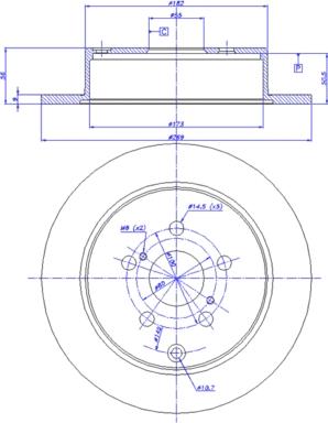 CAR 142.1204 - Гальмівний диск autozip.com.ua