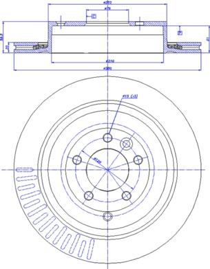 CAR 142.1285 - Гальмівний диск autozip.com.ua