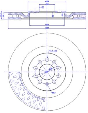 CAR 142.1235 - Гальмівний диск autozip.com.ua