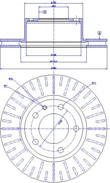 CAR 142.123 - Гальмівний диск autozip.com.ua