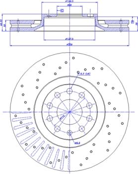 Optimal BS-7526HC - Гальмівний диск autozip.com.ua