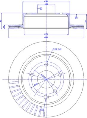 CAR 142.1277 - Гальмівний диск autozip.com.ua