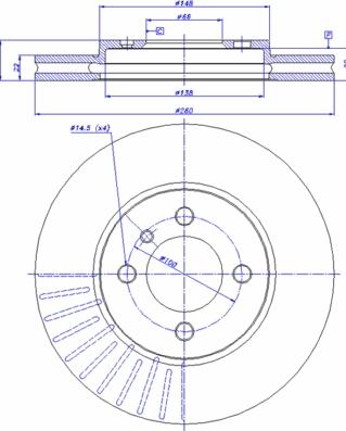 CAR 142.127 - Гальмівний диск autozip.com.ua