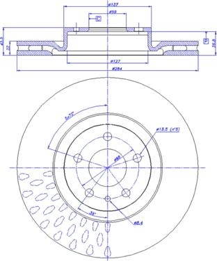 CAR 142.1742 - Гальмівний диск autozip.com.ua