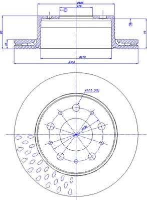 CAR 142.1750 - Гальмівний диск autozip.com.ua