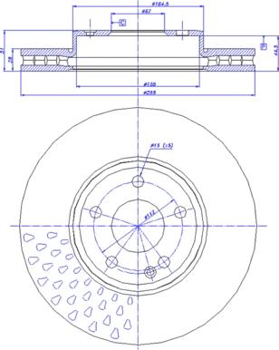 CAR 142.1752 - Гальмівний диск autozip.com.ua