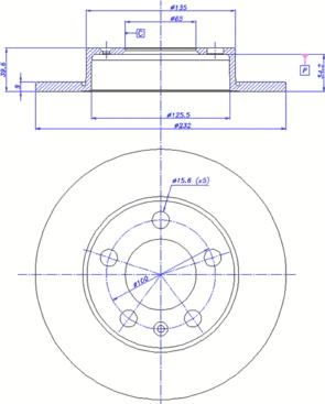 CAR 142.1763 - Гальмівний диск autozip.com.ua