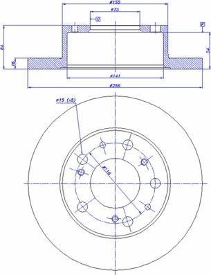 Spidan 80969 - Гальмівний диск autozip.com.ua