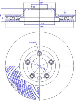 CAR 142.1705 - Гальмівний диск autozip.com.ua