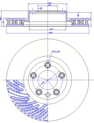 CAR 142.1706 - Гальмівний диск autozip.com.ua