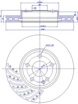 CAR 142.1719 - Гальмівний диск autozip.com.ua