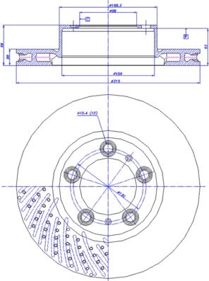 CAR 142.1787 - Гальмівний диск autozip.com.ua