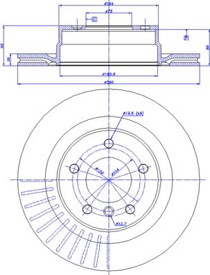 CAR 142.1732 - Гальмівний диск autozip.com.ua