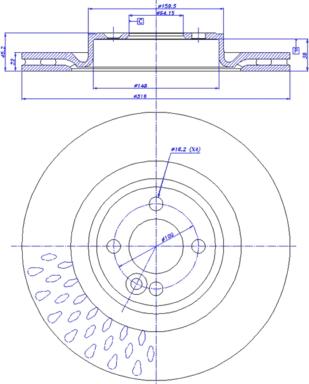 CAR 142.1725 - Гальмівний диск autozip.com.ua