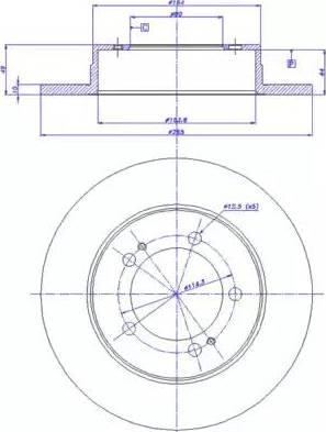 CAR 142.836 - Гальмівний диск autozip.com.ua