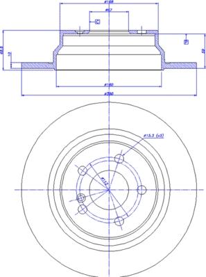 CAR 142.397 - Гальмівний диск autozip.com.ua