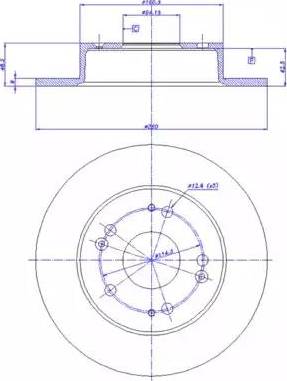 CAR 142.342 - Гальмівний диск autozip.com.ua