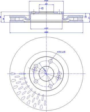 CAR 142.361 - Гальмівний диск autozip.com.ua