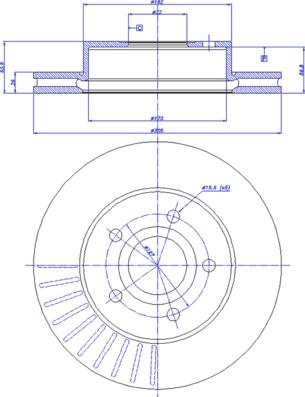 CAR 142.334 - Гальмівний диск autozip.com.ua