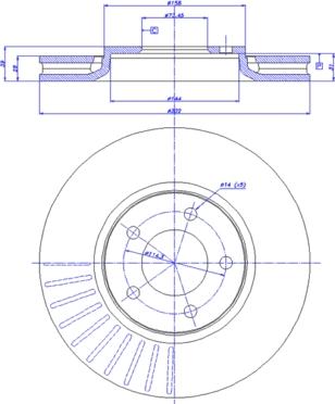 CAR 142.336 - Гальмівний диск autozip.com.ua