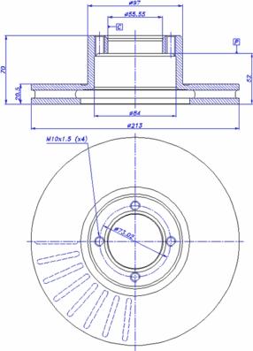 CAR 142.320 - Гальмівний диск autozip.com.ua