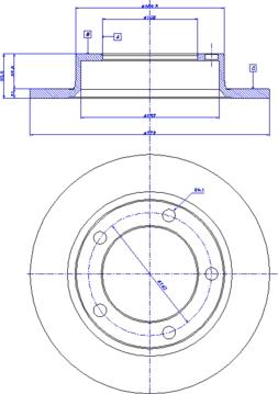 CAR 142.370 - Гальмівний диск autozip.com.ua