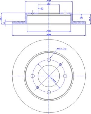 CAR 142.377 - Гальмівний диск autozip.com.ua