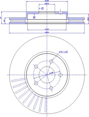 CAR 142.218 - Гальмівний диск autozip.com.ua