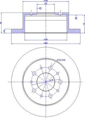 CAR 142.213 - Гальмівний диск autozip.com.ua