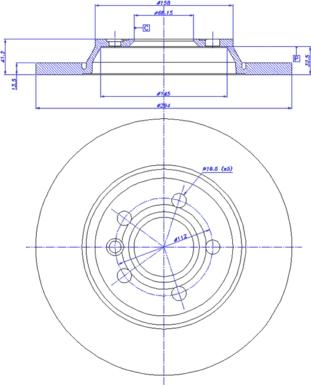 CAR 142.283 - Гальмівний диск autozip.com.ua