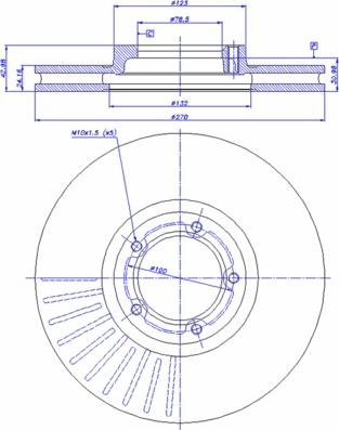 CAR 142.237 - Гальмівний диск autozip.com.ua