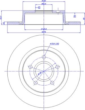 CAR 142.226 - Гальмівний диск autozip.com.ua