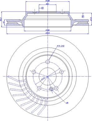 CAR 142.276 - Гальмівний диск autozip.com.ua