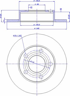 Brembo 8840810 - Гальмівний диск autozip.com.ua