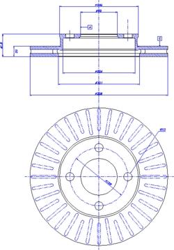 CAR 142.706 - Гальмівний диск autozip.com.ua
